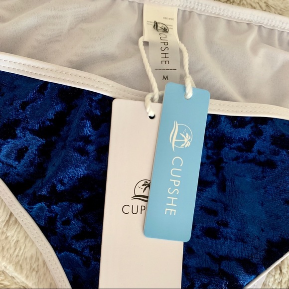 Blue Velvet Cupshe Bikini - Picture 2 of 6